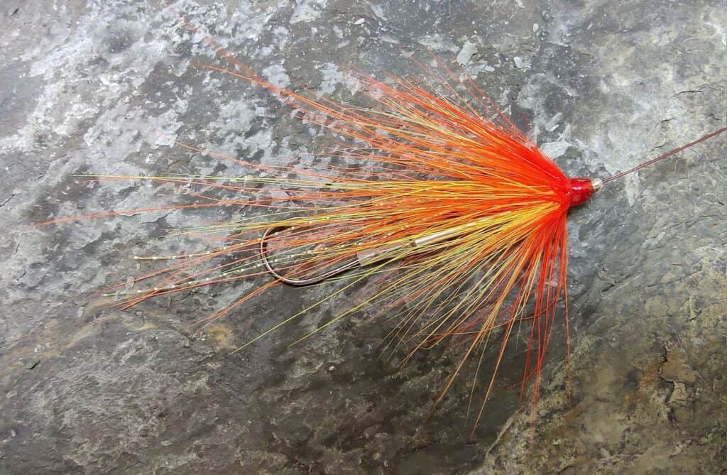 Orange Intruder Tube Fly